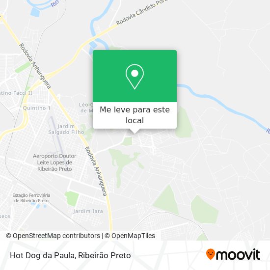 Hot Dog da Paula mapa
