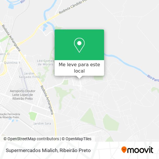 Supermercados Mialich mapa