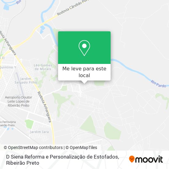D Siena Reforma e Personalização de Estofados mapa