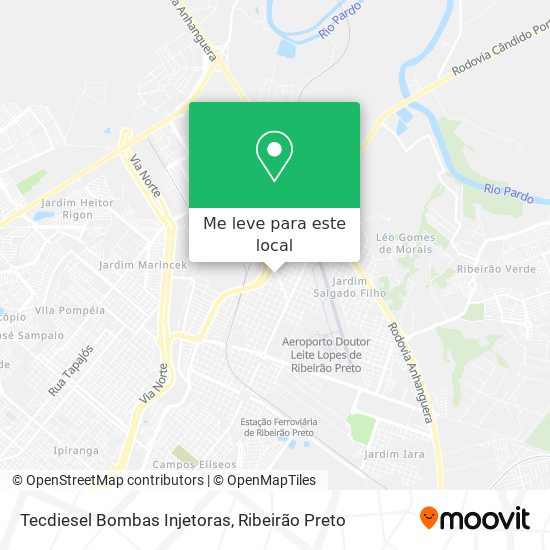 Tecdiesel Bombas Injetoras mapa