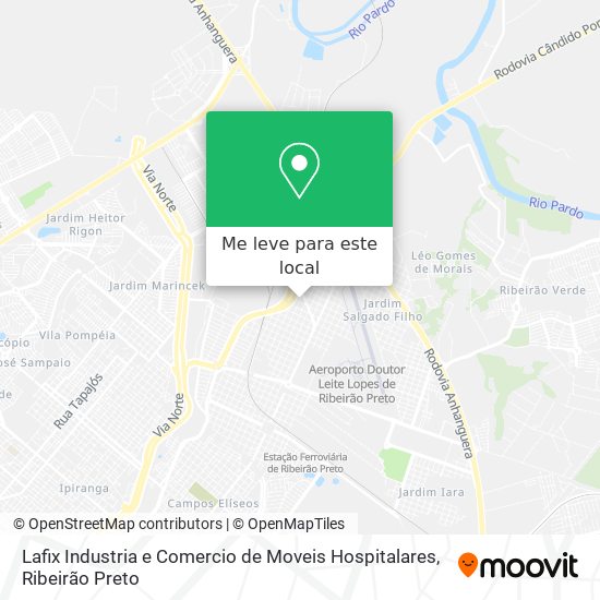 Lafix Industria e Comercio de Moveis Hospitalares mapa