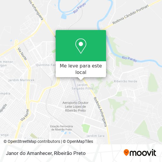 Janor do Amanhecer mapa