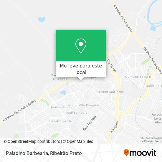 Paladino Barbearia mapa