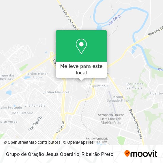 Grupo de Oração Jesus Operário mapa