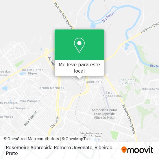 Rosemeire Aparecida Romero Jovenato mapa