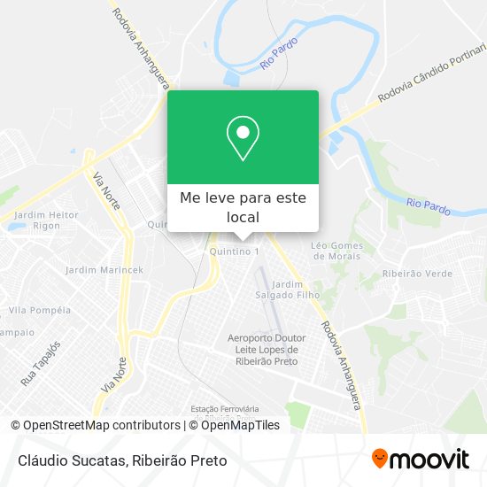 Cláudio Sucatas mapa