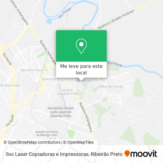 Svc Laser Copiadoras e Impressoras mapa