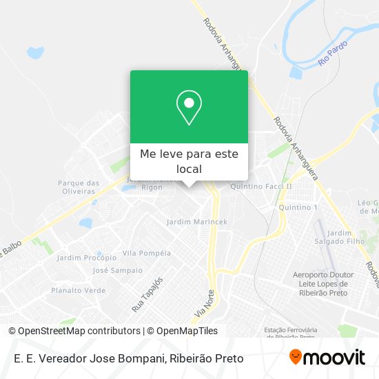 E. E. Vereador Jose Bompani mapa