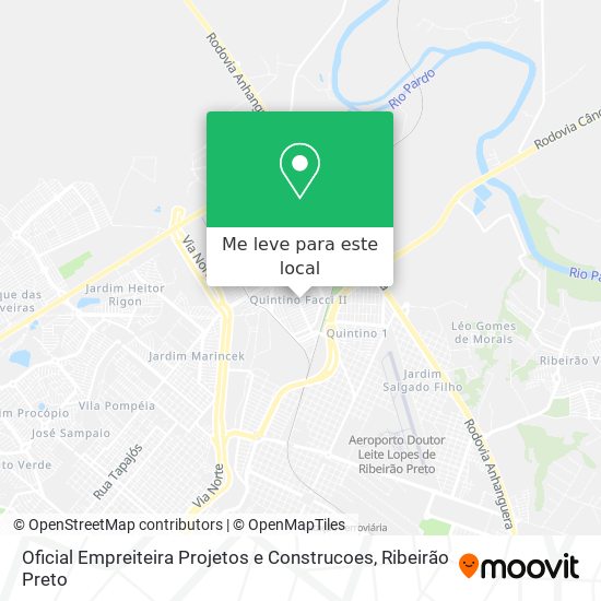 Oficial Empreiteira Projetos e Construcoes mapa