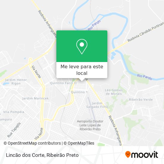 Lincão dos Corte mapa