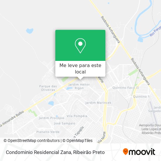 Condominio Residencial Zana mapa