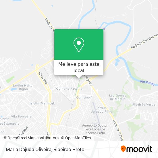 Maria Dajuda Oliveira mapa