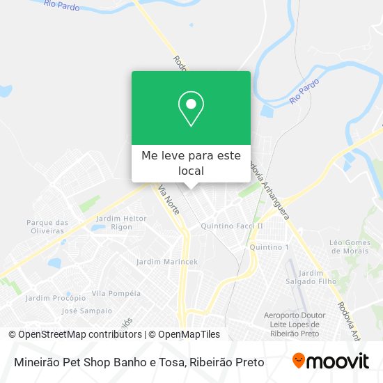Mineirão Pet Shop Banho e Tosa mapa