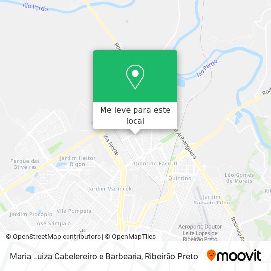 Maria Luiza Cabelereiro e Barbearia mapa