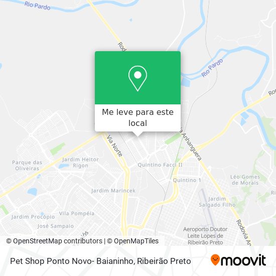 Pet Shop Ponto Novo- Baianinho mapa