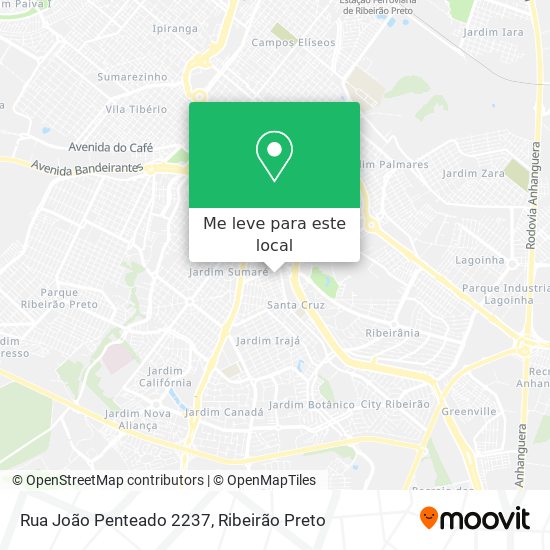 Rua João Penteado 2237 mapa