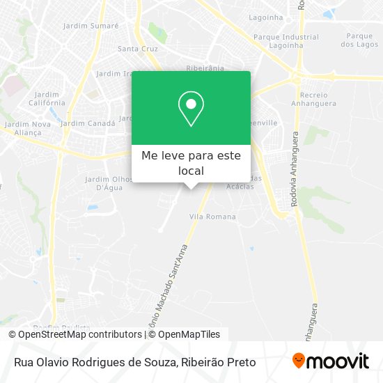 Rua Olavio Rodrigues de Souza mapa