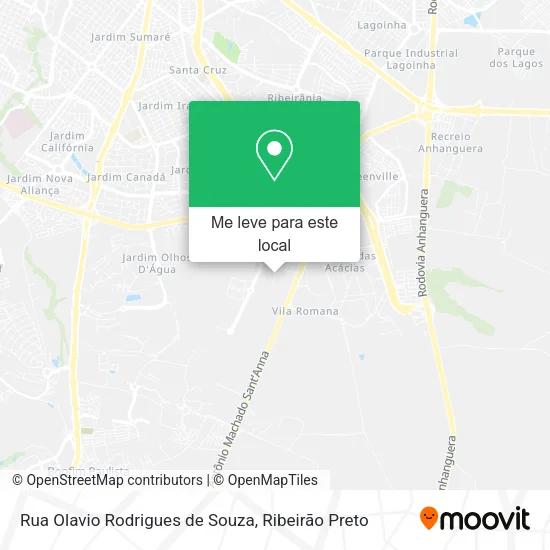 Rua Olavio Rodrigues de Souza mapa