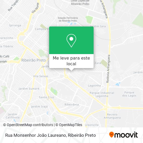Rua Monsenhor João Laureano mapa