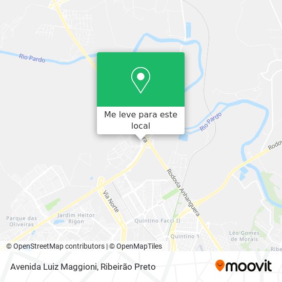 Avenida Luiz Maggioni mapa