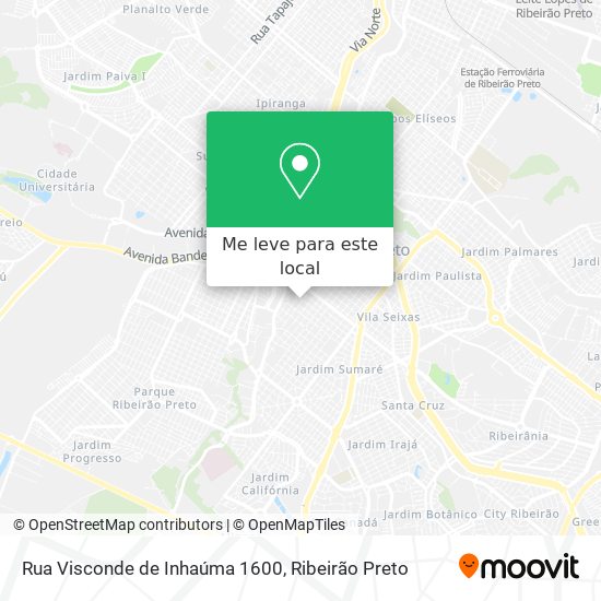 Rua Visconde de Inhaúma 1600 mapa