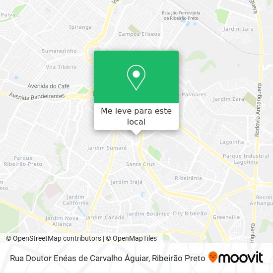 Rua Doutor Enéas de Carvalho Águiar mapa