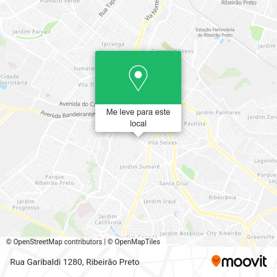 Rua Garibaldi 1280 mapa