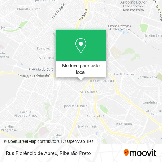 Rua Florêncio de Abreu mapa