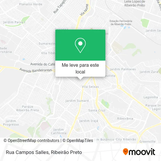 Rua Campos Salles mapa