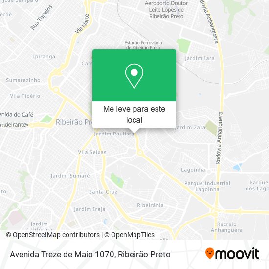 Avenida Treze de Maio 1070 mapa