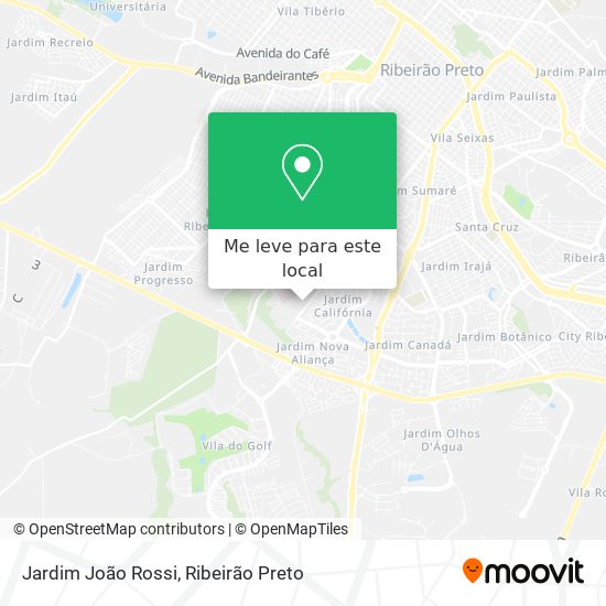 Jardim João Rossi mapa