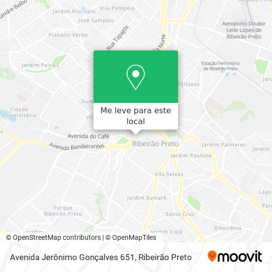 Avenida Jerônimo Gonçalves 651 mapa