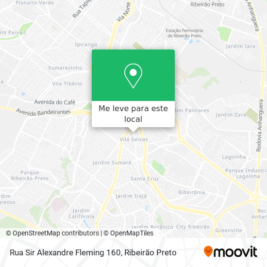 Rua Sir Alexandre Fleming 160 mapa