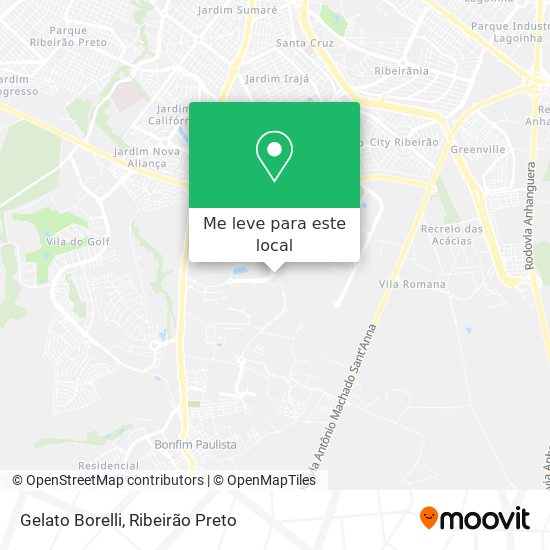 Gelato Borelli mapa