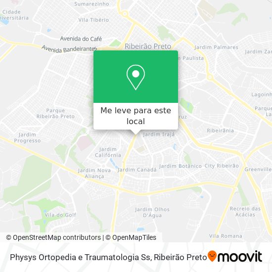 Physys Ortopedia e Traumatologia Ss mapa