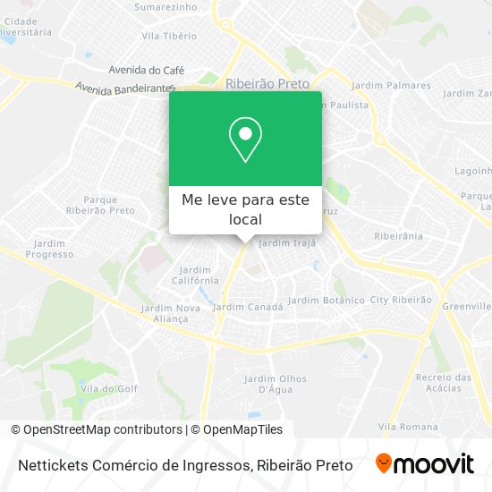 Nettickets Comércio de Ingressos mapa