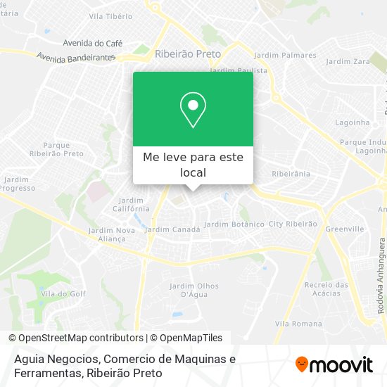 Aguia Negocios, Comercio de Maquinas e Ferramentas mapa