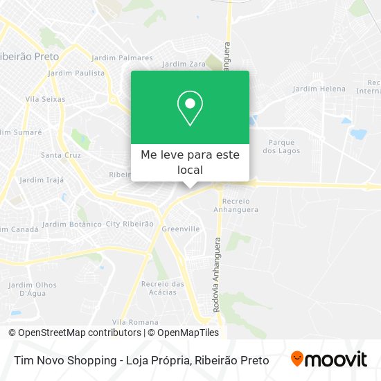 Tim Novo Shopping - Loja Própria mapa