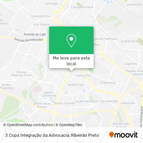 3 Copa Integração da Advocacia mapa