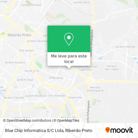 Blue Chip Informática S/C Ltda mapa