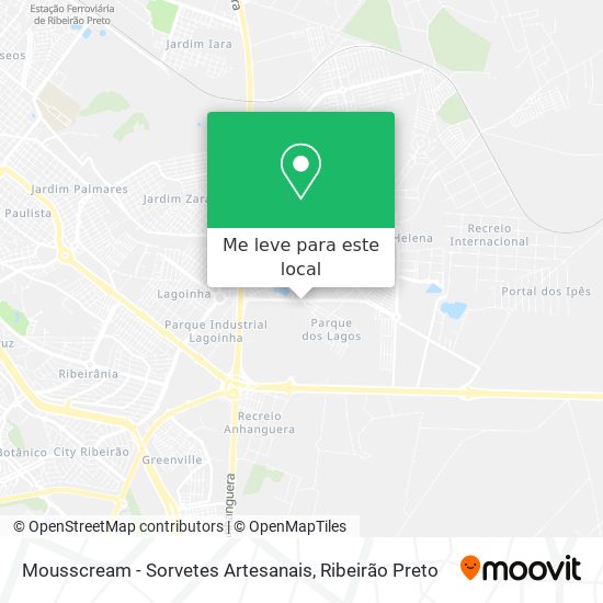 Mousscream - Sorvetes Artesanais mapa