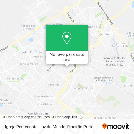 Igreja Pentecostal Luz do Mundo mapa