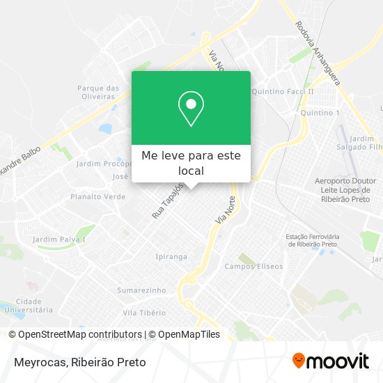 Meyrocas mapa