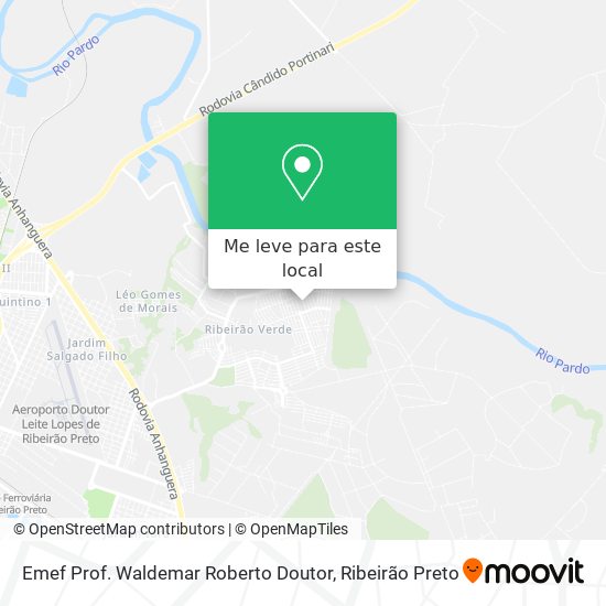 Emef Prof. Waldemar Roberto Doutor mapa