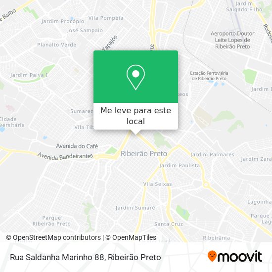 Rua Saldanha Marinho 88 mapa