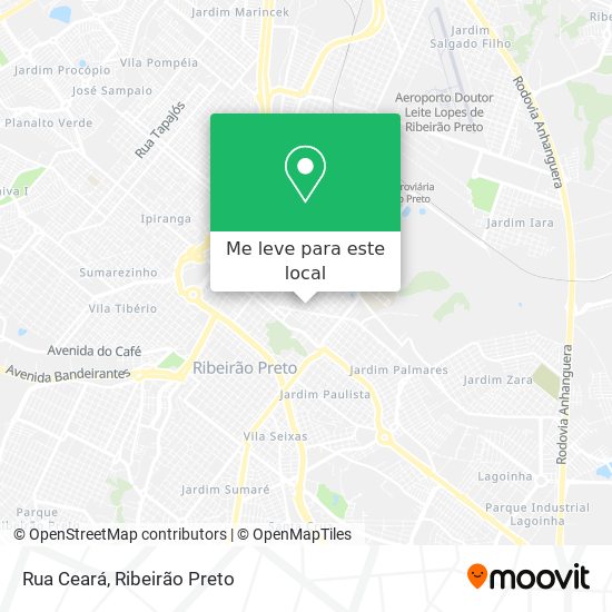 Rua Ceará mapa