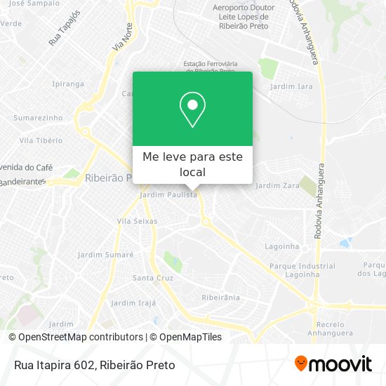 Rua Itapira 602 mapa