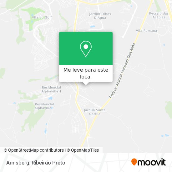 Amisberg mapa