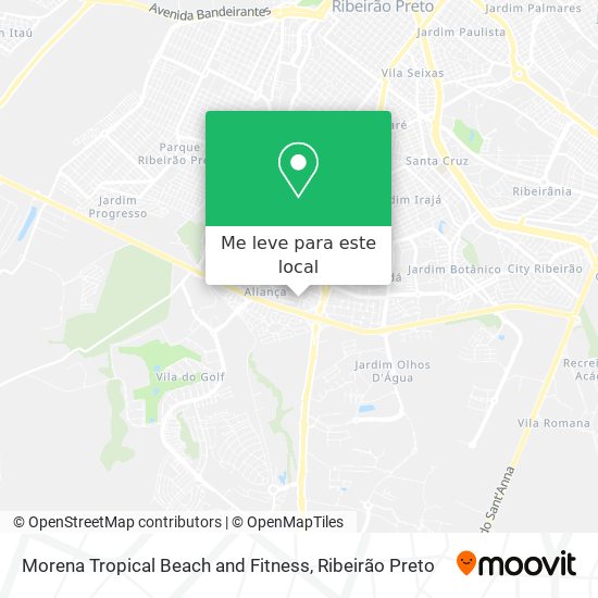 Morena Tropical Beach and Fitness mapa