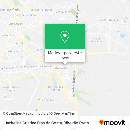 Jackeline Cristina Dias da Costa mapa